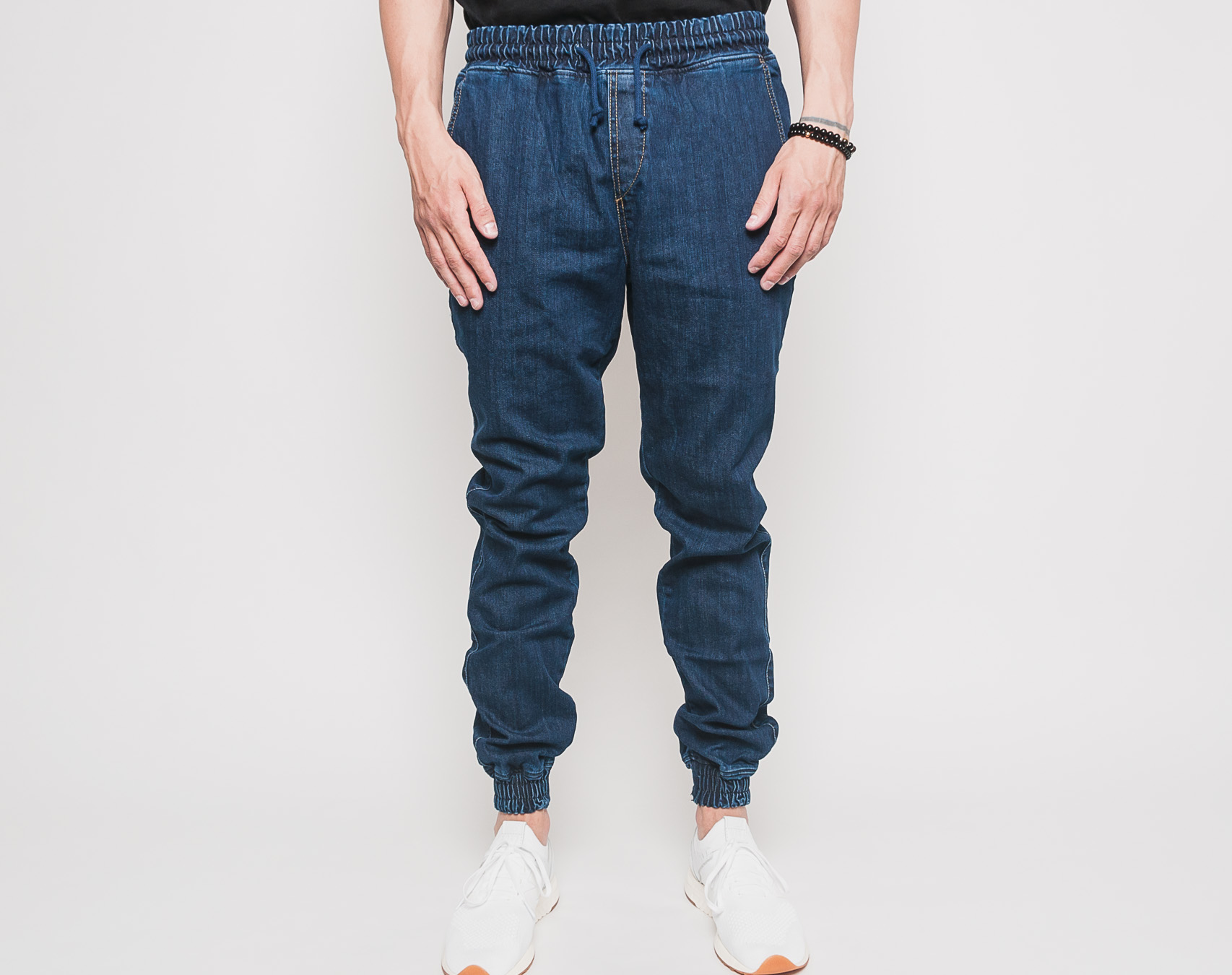 Kalhoty Diamante Wear Jogger Jeans Navy
