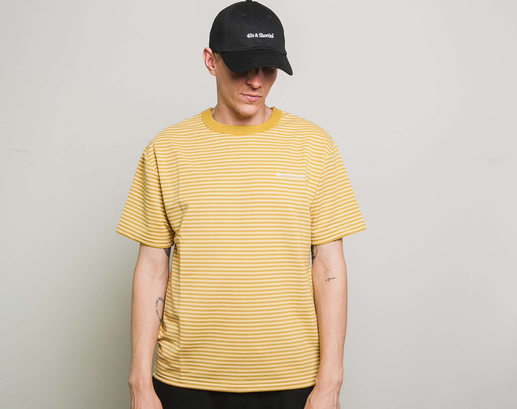 Triko 40s & Shorties Westside Tee Yellow/Mustard