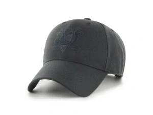 Kšiltovka 47 Brand Clean Up Anaheim Ducks Black/Black Strapback