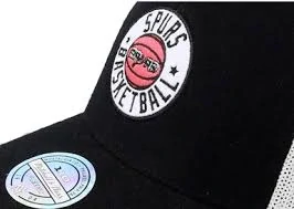 San Antonio Spurs Hwc Patch Black/White 110 Adjustable - Mitchell & Ness
