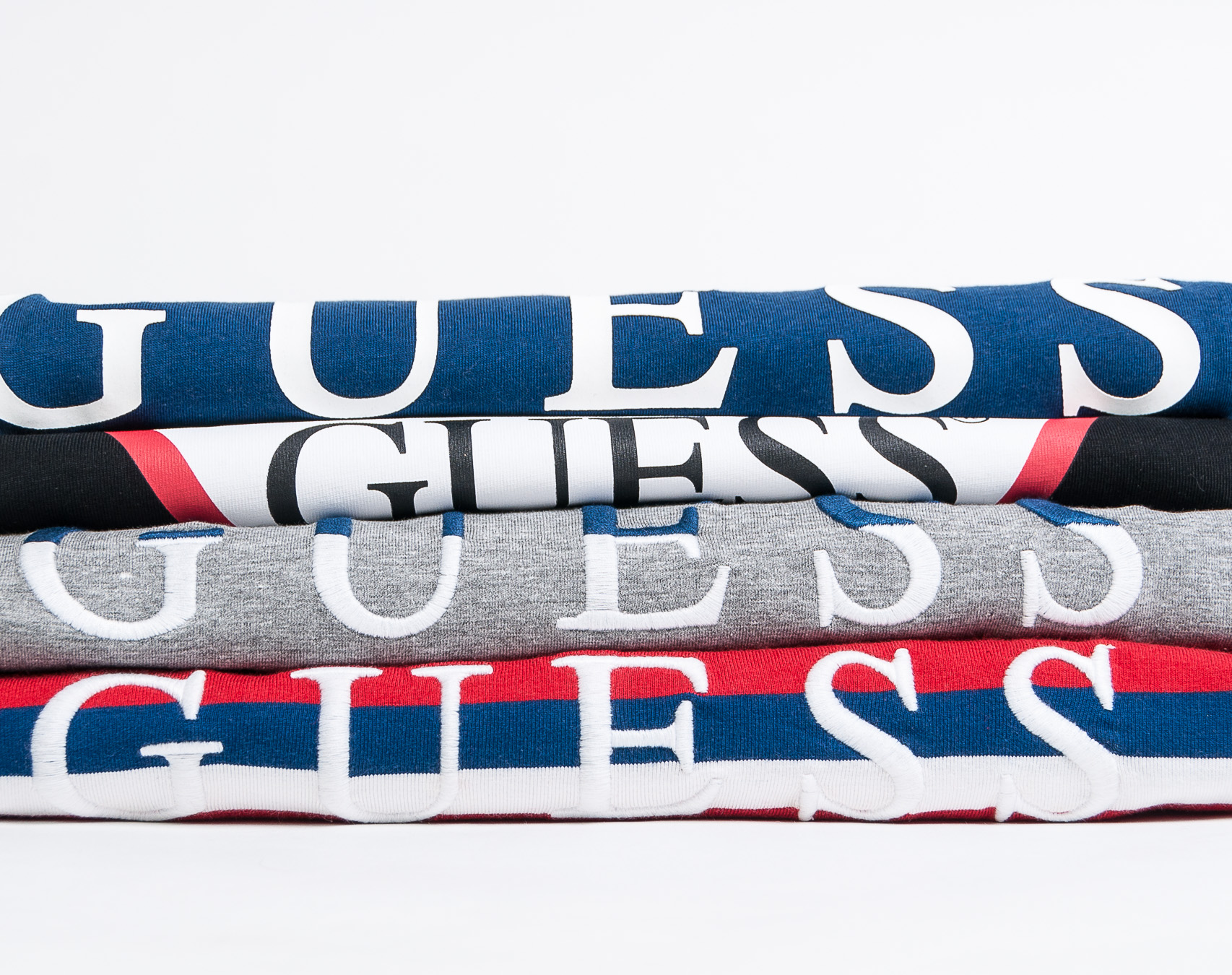 Triko Guess Herbert CN LS Tee Stone Heather Grey SHGY
