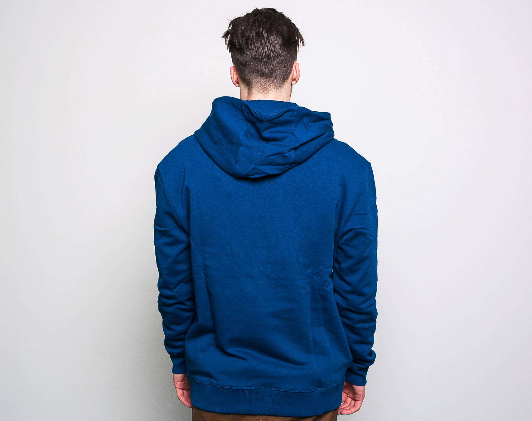 Mikina Guess Isaac HZ Hoodie Blue/White F79N