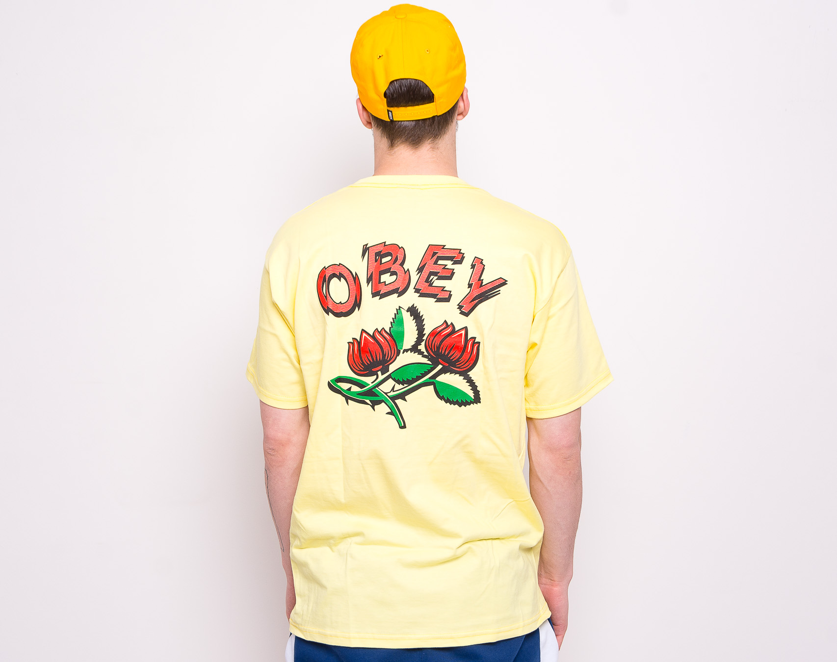Triko OBEY Briar Tee Lemon 163081926-LEM