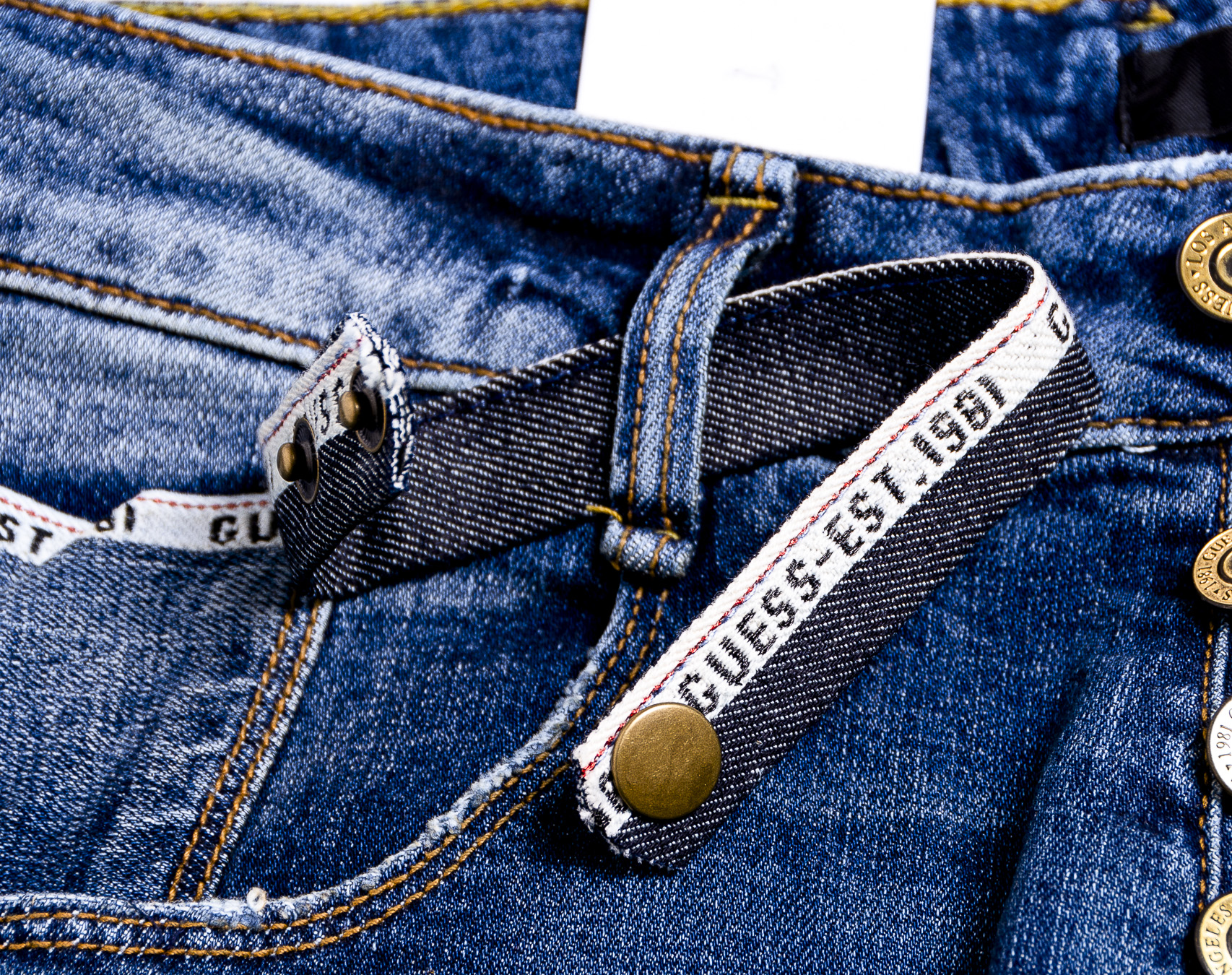 Kalhoty Guess Vermont Jeans Dark Blue