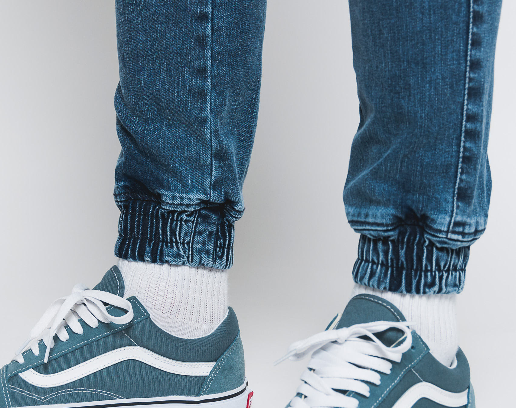 Kalhoty Diamante Wear Jogger Jeans Marble Blue