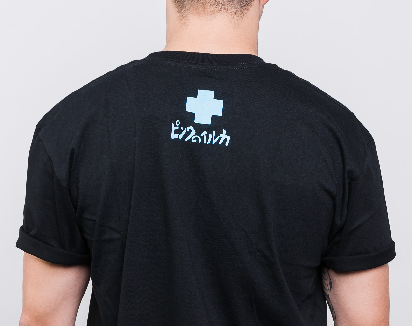 Triko Pink Dolphin Tsunami Tee Black