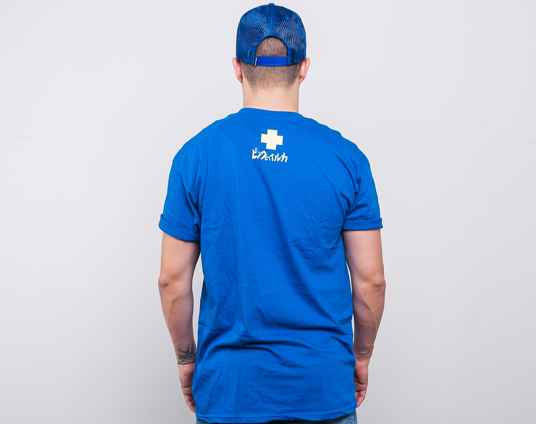 Triko Pink Dolphin Promo Tsunami Tee Blue