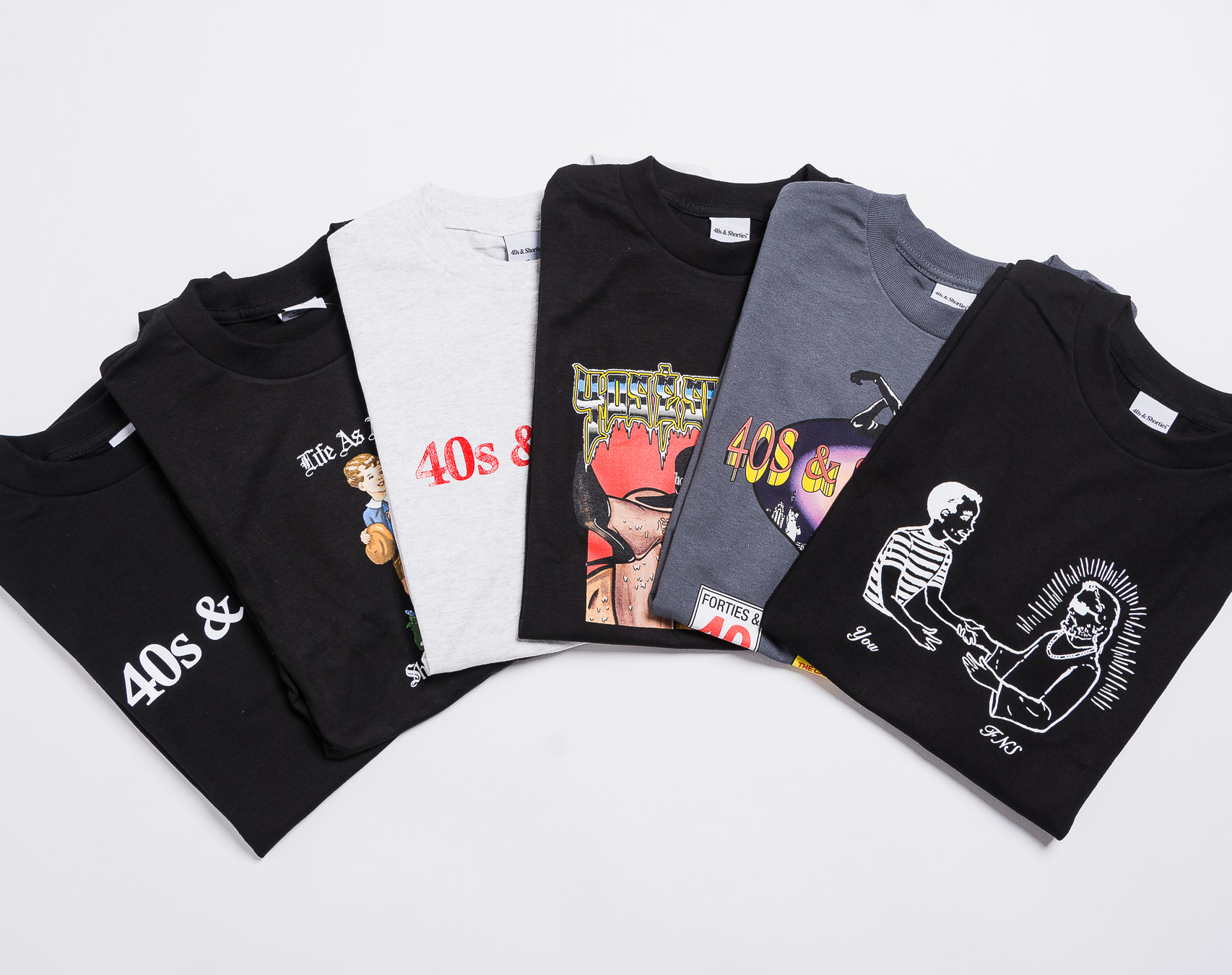 Triko 40s & Shorties Envy Tee Black