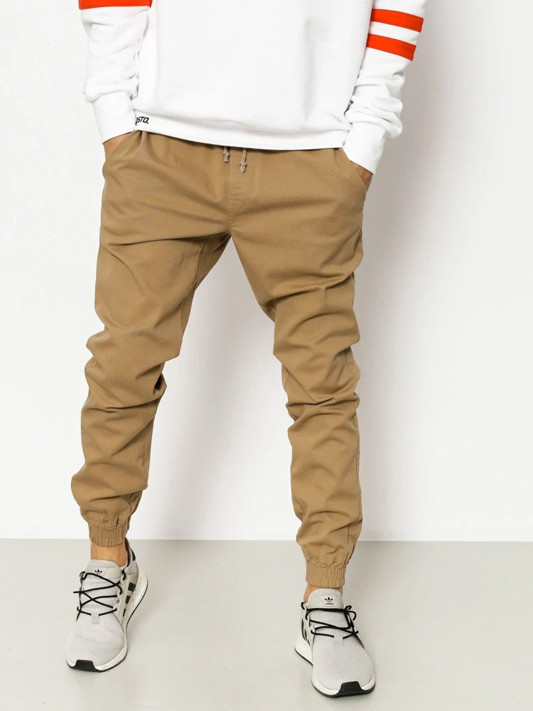 Kalhoty Diamante Wear Rm Jogger béžové