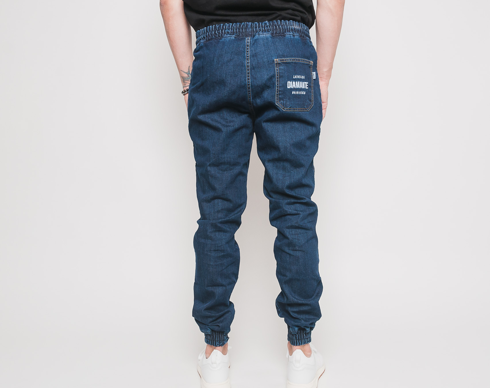 Kalhoty Diamante Wear Jogger Jeans Navy