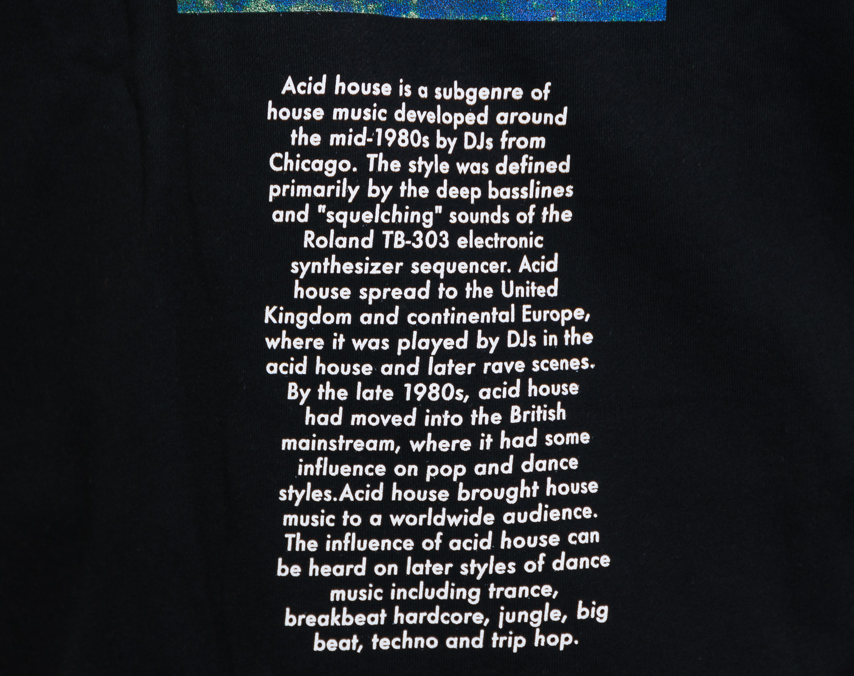 Mikina Pleasures Acid House Zip Hoody Black