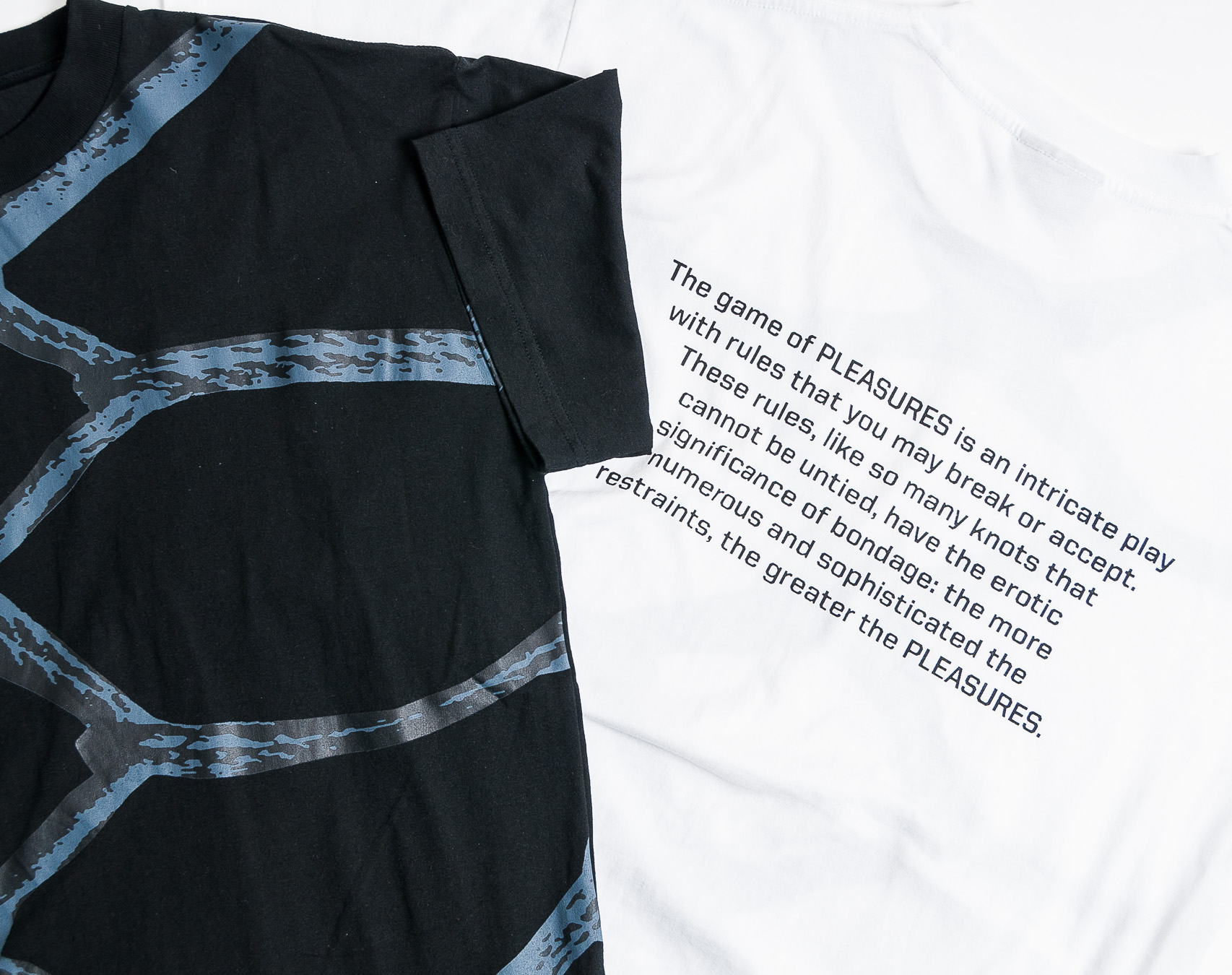 Triko Pleasures Ropes SS T-Shirt White
