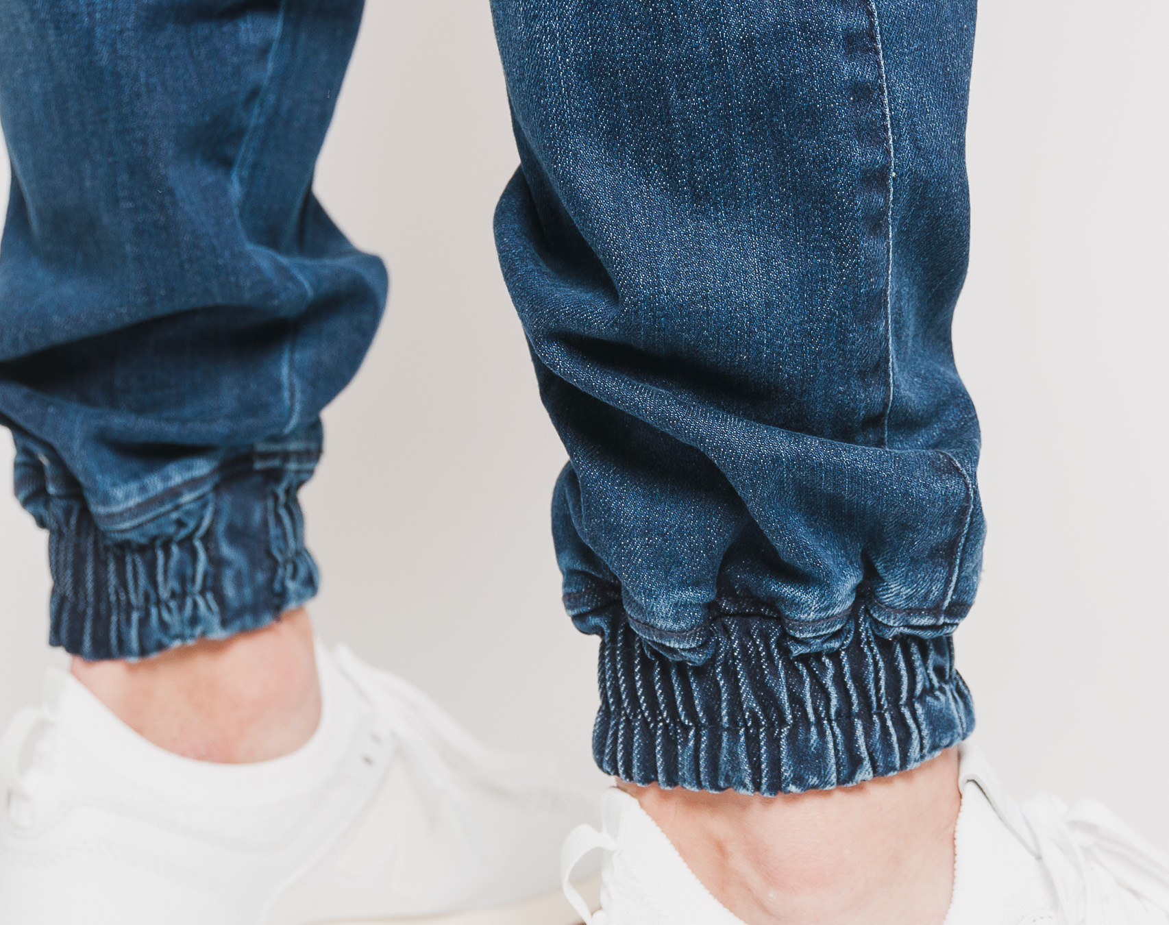 Kalhoty Diamante Wear Jogger Jeans Dark Washed Blue