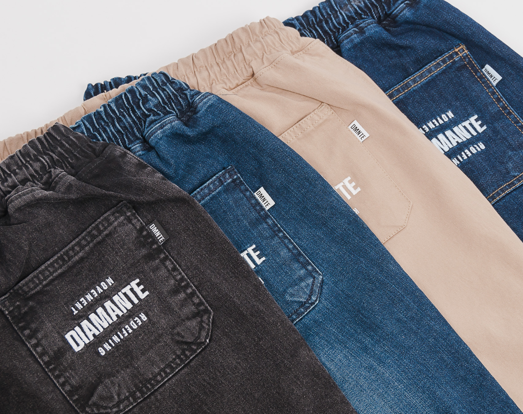 Kalhoty Diamante Wear Jogger Jeans Navy