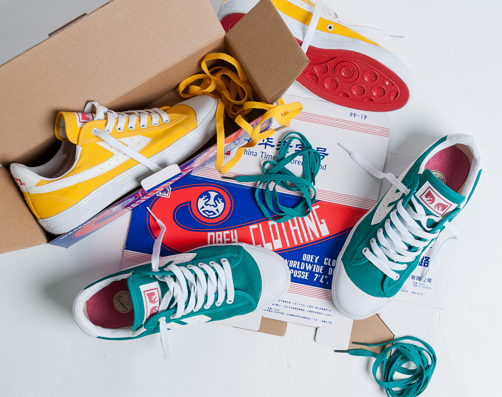Boty OBEY WARRIOR WB-74520 Teal