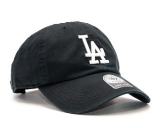 Kšiltovka 47 Brand Los Angeles Dodgers Clean Up Black Strapback