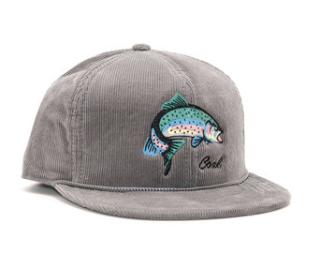 Kšiltovka Coal The Wilderness Grey Fish Snapback