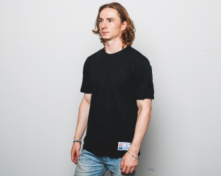 Triko HUF Pursuit Football Jersey Black