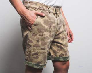 Kraťasy Diamond Supply Co. Pacific Tour Tan Camo