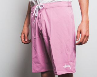 Kraťasy Stussy Stock Trunk Pink