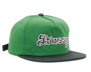Kšiltovka Stussy Two Tone Hell Green Strapback