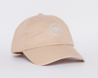 Kšiltovka Diamond Supply Co. Circle Logo Sports Hat Khaki Strapback