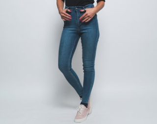 Dámské Kalhoty Cheap Monday High Spray Essential Blue