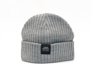 Kulich Cheap Monday Skull Beanie Grey Melange