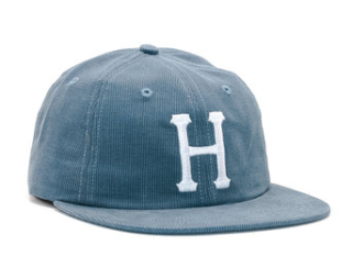 Kšiltovka HUF Classic H 6Panel Beford Cord Blue Jean Strapback