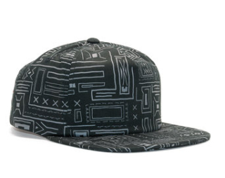 Kšiltovka The Hundreds Geometric Black Snapback