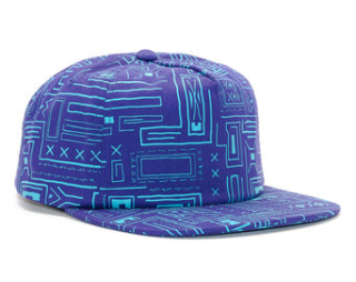 Kšiltovka The Hundreds Geometric Purple Snapback