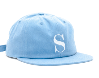 Kšiltovka Stussy S Logo Pigment Cap Light Blue Strapback