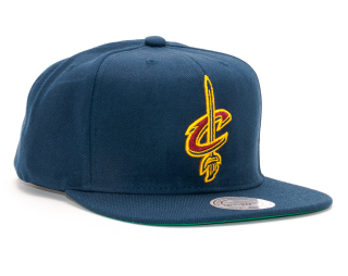 Kšiltovka Mitchell & Ness Wool Solid Cleveland Cavaliers Navy Snapback