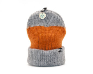 Kulich BRIXTON Langley Stripe Beanie Light Heather Grey