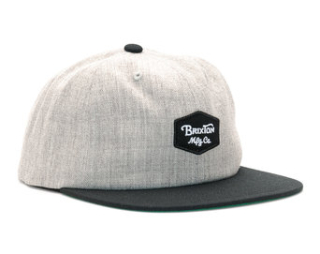 Kšiltovka BRIXTON Trig Light Heather Grey/Black Snapback