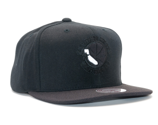 Kšiltovka Mitchell & Ness Full Dollar Golden State Warriors Black Snapback
