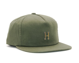Kšiltovka HUF Washed Metal H Aloe Strapback