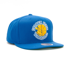 Kšiltovka Mitchell & Ness Solid Team Color Golden State Warriors Royal/Yellow Snapback