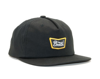 Kšiltovka BRIXTON Stith Black/Gold Snapback