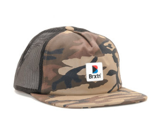 Kšiltovka BRIXTON Stowell Mesh Cap Camo Snapback