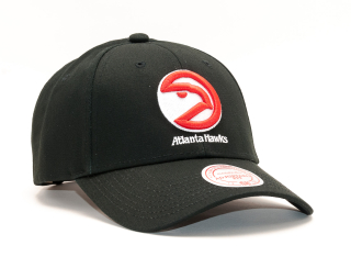 Kšiltovka Mitchell & Ness Team Logo Low Pro Atlanta Hawks Black Snapback