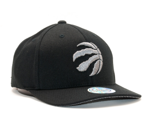 Kšiltovka Mitchell & Ness Melange Logo Toronto Raptors Black Snapback