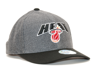 Kšiltovka Mitchell & Ness Flashback 110 SB Miami Heat Charcoal/Black Snapback