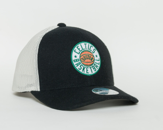 Kšiltovka Mitchell & Ness Patch 110 SB Boston Celtics Black/White Snapback