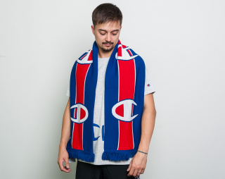 Šála Champion Knitted Scarf Royal Blue/White/Red