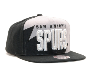 Kšiltovka Mitchell & Ness San Antonio Spurs Shark Tooth Black/Grey Snapback