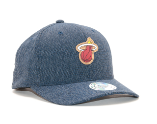 Kšiltovka Mitchell & Ness Miami Heat Kraft Navy Snapback