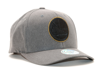 Kšiltovka Mitchell & Ness Golden State Warriors Washed Denim Gold Snapback