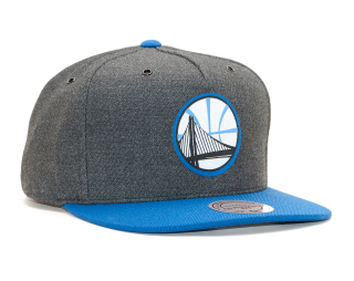 Kšiltovka Mitchell & Ness Golden State Warriors Hardwood Classic Woven Reflective Charcoal/Blue Snapback