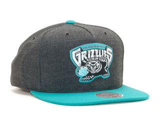 Kšiltovka Mitchell & Ness Vancouver Grizzlies Hardwood Classic Woven Reflective Charcoal/Teal Snapback